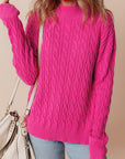 Lola High Drop Shoulder Sweater