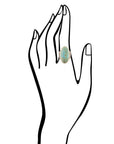 Agave Genuine Turquoise Ring