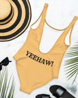 Yeehaw Let's Be Cowgirls One Piece Swim Suit