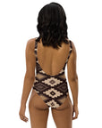 Yeehaw Southwestern Earth One-Piece Swimsuit