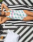 Yeehaw Turquoise Hat Yeehaw Swim Suit