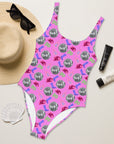 Yeehaw Disco Cowgirl One-Piece Swimsuit