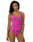 Yeehaw Leopard Lightning One-Piece Swimsuit