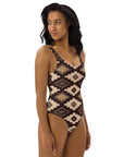Yeehaw Southwestern Earth One-Piece Swimsuit