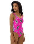 Yeehaw Leopard Lightning One-Piece Swimsuit