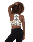 Aztec Blanket Print Sports Bra