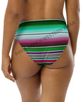 Yeehaw Aqua Serape Bikini Bottom