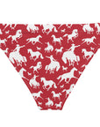 Yeehaw Red Rodeo Cowboy Bikini Bottom