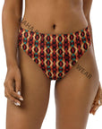 Yeehaw Rust Aztec Bikini Bottom