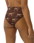 Yeehaw Leather & Longhorns Bikini Bottom