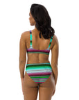 Yeehaw Aqua Serape Bikini
