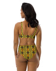 Yeehaw Mustard Aztec Bikini