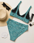 Yeehaw Turquoise Bandana Bikini