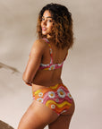 Yeehaw Groovy Floral Bikini