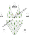 Yeehaw Desert Dweller Bull Skull Cactus Bikini