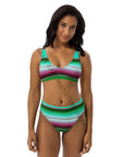 Yeehaw Aqua Serape Bikini