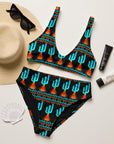 Yeehaw Turquoise Cactus Bikini
