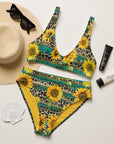 Yeehaw Leopard & Sunflower Bikini