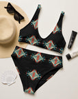 Yeehaw Black Aztec Bikini