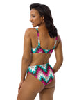 Yeehaw Turquoise Pink Aztec Bikini