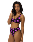 Yeehaw Purple Neon Cactus Bikini