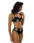 Yeehaw Black Aztec Bikini
