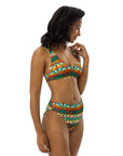 Yeehaw Mustard Aztec Bikini