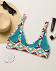 Yeehaw Aztec Print Bikini Top