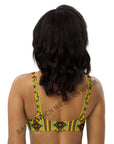 Yeehaw Mustard Aztec Bikini Top