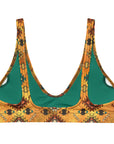 Yeehaw Golden Aztec Bikini Top