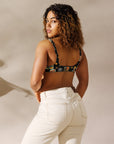 Yeehaw Vintage Cowboy Collage Bikini Top