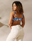 Yeehaw Blue Rodeo Cowboy Bikini Top