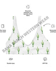 Yeehaw Cactus Bikini Top