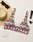 Yeehaw Multi Aztec Bikini Top