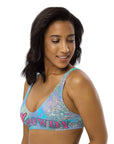 Yeehaw Howdy Opal Glitter Bikini Top