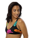 Yeehaw All Neon Hat Bikini Top