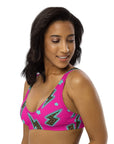 Yeehaw Leopard Lightning Bikini Top
