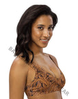 Yeehaw Tooled Leather Bikini Top