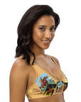 Yeehaw Let's Be Cowboys Bikini Top