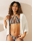 Yeehaw Cocoa Aztec String Bikini