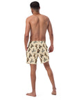 Yeehaw Vintage Cowgirl Men's Swim Trunks