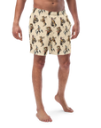 Yeehaw Vintage Cowgirl Men's Swim Trunks