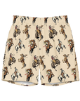 Yeehaw Vintage Cowgirl Men's Swim Trunks