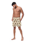 Yeehaw Vintage Cowgirl Men's Swim Trunks