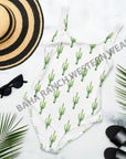 Yeehaw Cactus One Piece Swim Suit