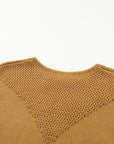 Avery tone Chevron Pullover Sweater