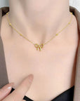 Macie Pendant Plated Choker Necklace