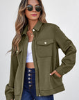 Remi Zip Up Flap Shirt