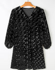 Ximena Sleeve Velvet Mini Dress