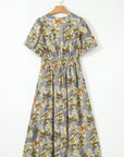 Nora Puff Sleeve Long Dress